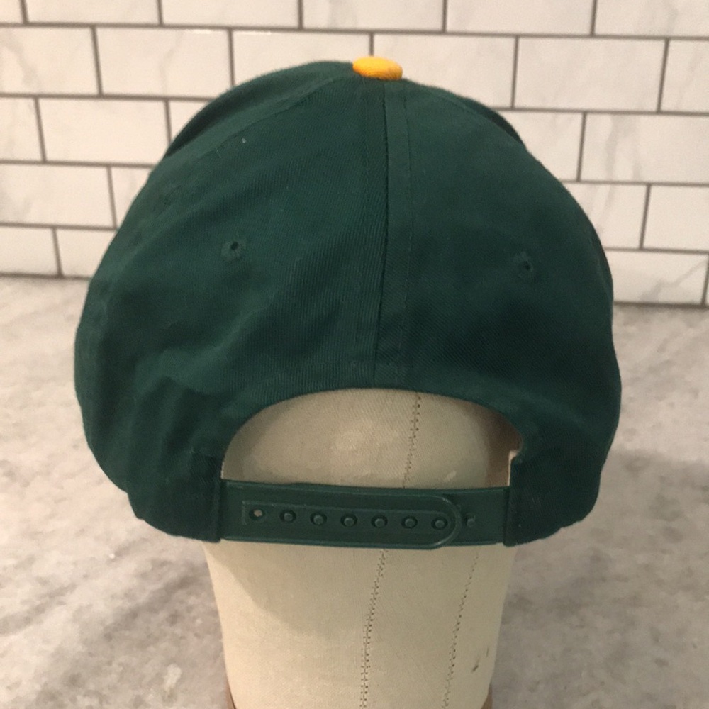 Oakland As Snapback Hat Mens Green Gold Outdoor Cap MLB Baseball Sports Athletic - Picture 3 of 7